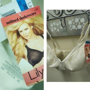 Lilyette unlined underwire bra 
